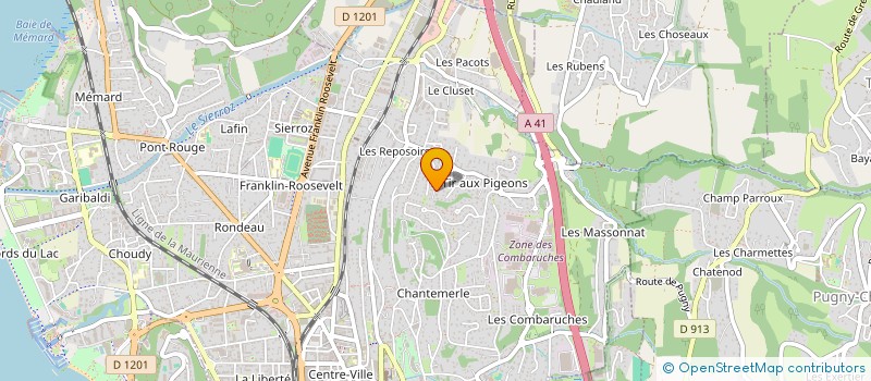 localisation de l'entreprise SCI DU DOMAINE DE LA TOUR  TRESSERVE