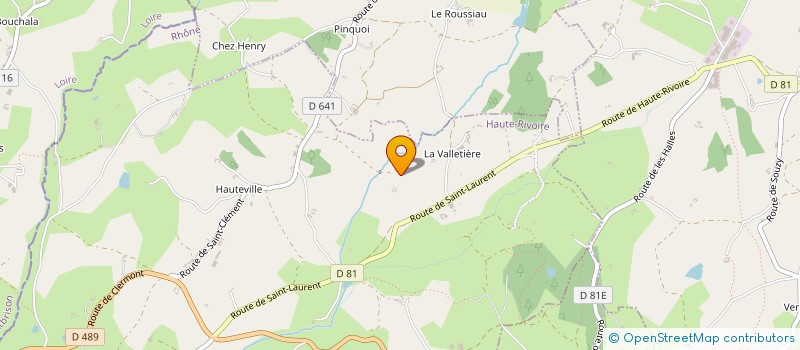 localisation de l'entreprise SCI DU DOMAINE DE LA VALSONNIERE  SAINT-GENIS-L ARGENTIERE