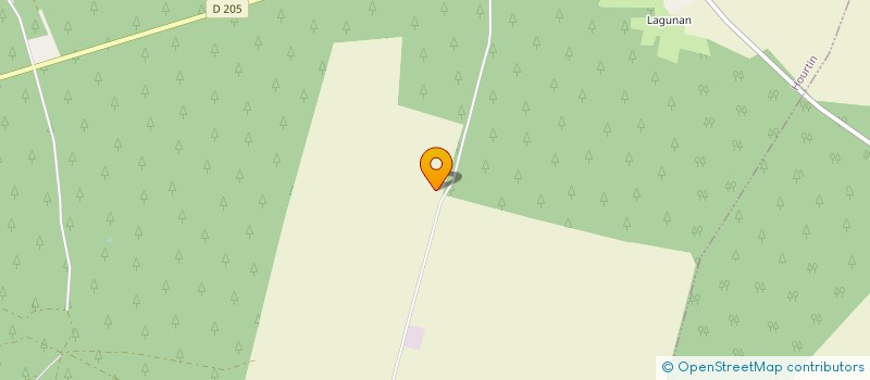 localisation de l'entreprise SCI DU DOMAINE DE LAGUNAN  HOURTIN