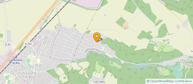 localisation de l'entreprise SCI DU DOMAINE DE LEVIS  LEVIS-SAINT-NOM