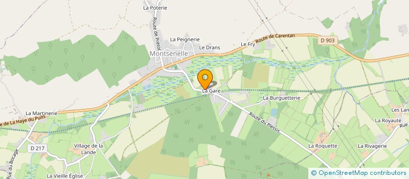 localisation de l'entreprise SCI DU DOMAINE DE LIMORS  VARENGUEBEC