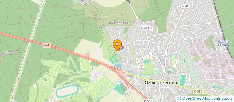 localisation de l'entreprise SCI DU DOMAINE DE LIPICA  OZOIR-LA-FERRIERE