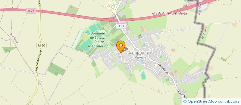 localisation de l'entreprise SCI DU DOMAINE DE LUCHIN à CAMPHIN-EN-PEVELE
