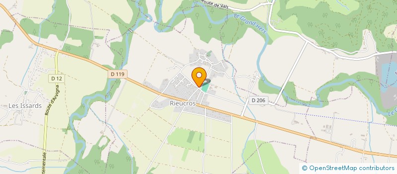 localisation de l'entreprise SCI DU DOMAINE DE MARLAS à RIEUCROS