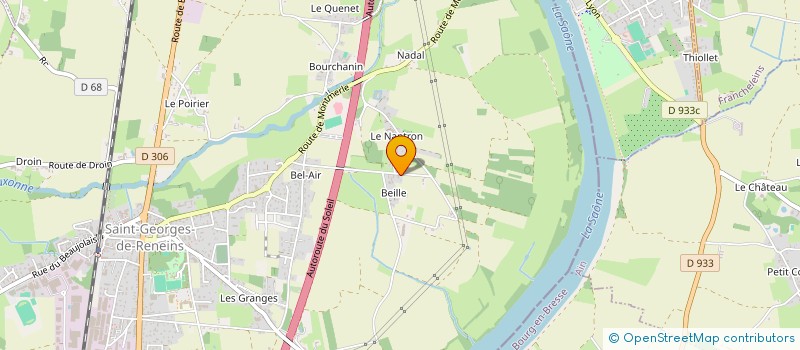 localisation de l'entreprise SCI DU DOMAINE DE MARZE  SAINT-GEORGES-DE-RENEINS