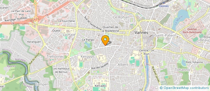 localisation de l'entreprise SCI  DU DOMAINE DE MILOURDIN à VANNES