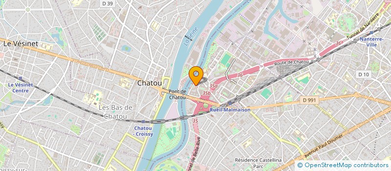 localisation de l'entreprise SCI DU DOMAINE DE MONRECOURS à RUEIL-MALMAISON