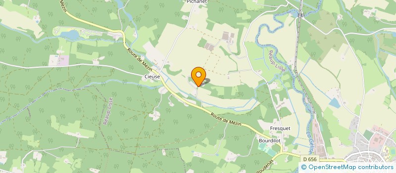 localisation de l'entreprise SCI DU DOMAINE DE MONTESQUIEU  REAUP-LISSE