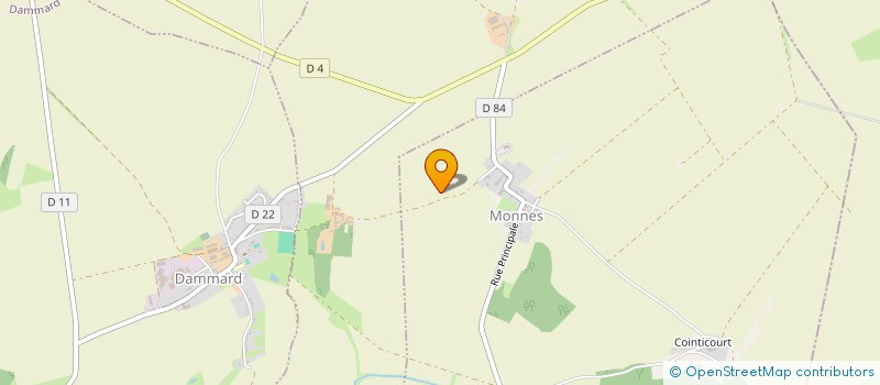 localisation de l'entreprise SCI DU DOMAINE DE MONTHOURY  MACOGNY