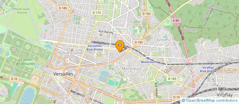 localisation de l'entreprise SCI DU DOMAINE DE MONTREUIL à VERSAILLES