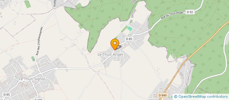 localisation de l'entreprise SCI DU DOMAINE DE MOYON  LE THUIT DE L'OISON