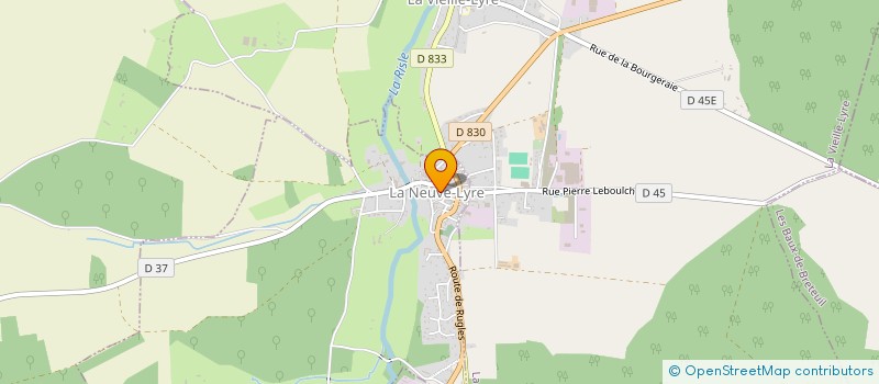 localisation de l'entreprise SCI DU DOMAINE DE NEUVE LYRE  LA NEUVE-LYRE