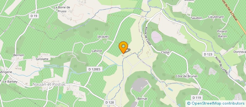 localisation de l'entreprise SCI DU DOMAINE DE PIBOULEAU  NAUJAN-ET-POSTIAC