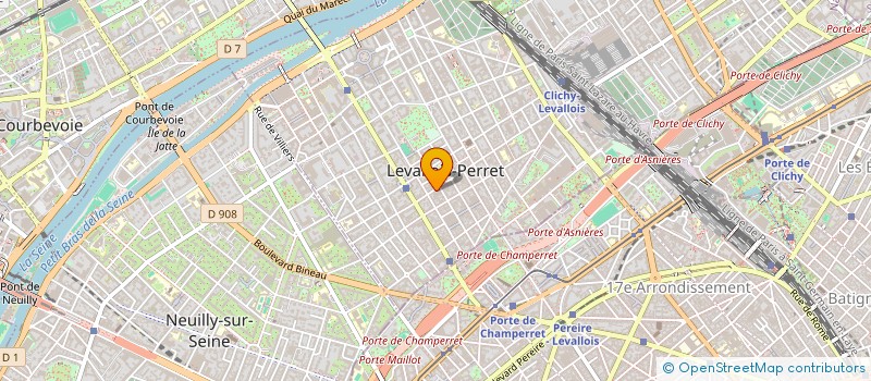 localisation de l'entreprise SCI DU DOMAINE DE PIEMEN à LEVALLOIS-PERRET