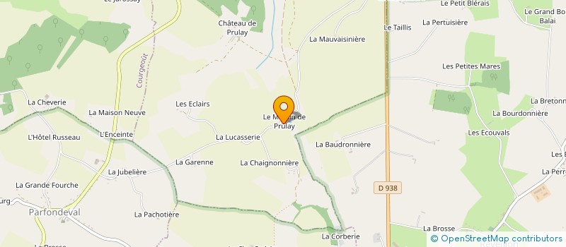 localisation de l'entreprise SCI DU DOMAINE DE PRULAY à SAINT-LANGIS-LES-MORTAGNE