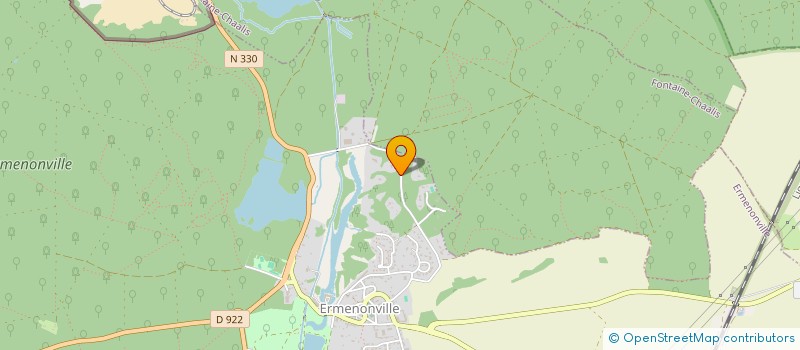 localisation de l'entreprise SCI DU DOMAINE DE ROUGEMONT  ERMENONVILLE