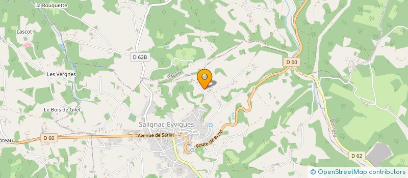 localisation de l'entreprise SCI DU DOMAINE DE ROUVES à NADAILLAC