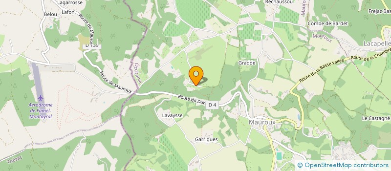 localisation de l'entreprise SCI DU DOMAINE DE SABY  MAUROUX