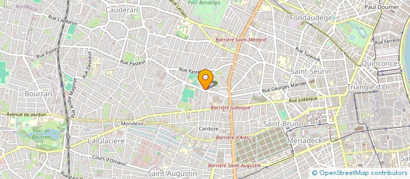 localisation de l'entreprise SCI DU DOMAINE DE SAVIGNAC  BORDEAUX