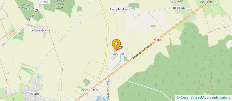 localisation de l'entreprise SCI DU DOMAINE DE SOURDES  VARENNES-LES-NARCY