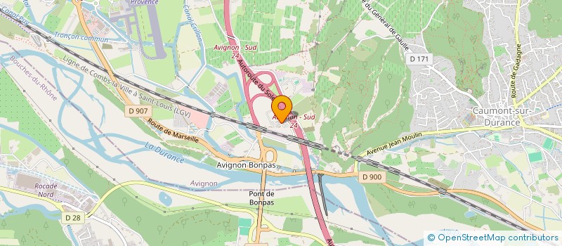 localisation de l'entreprise SCI DU DOMAINE DE TARTAY  AVIGNON