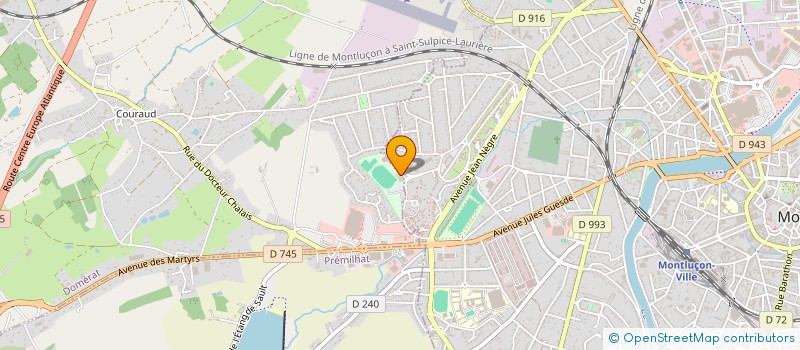 localisation de l'entreprise SCI DU DOMAINE DE TERRE NEUVE à PREMILHAT