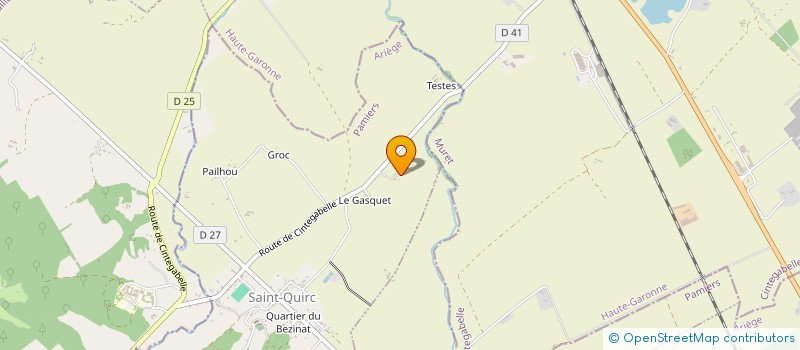 localisation de l'entreprise SCI DU DOMAINE DE VERNOU à SAINT-QUIRC