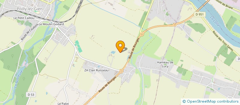 localisation de l'entreprise SCI DU DOMAINE DE VIEUX COURS à POILLY-LEZ-GIEN