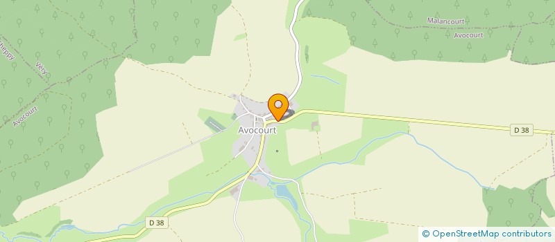 localisation de l'entreprise SCI DU DOMAINE DES CHALAINES à AVOCOURT