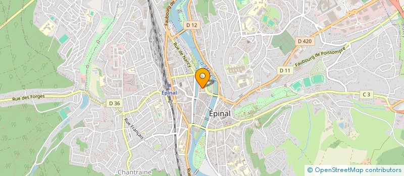 localisation de l'entreprise SCI DU DOMAINE DES DUCS à EPINAL