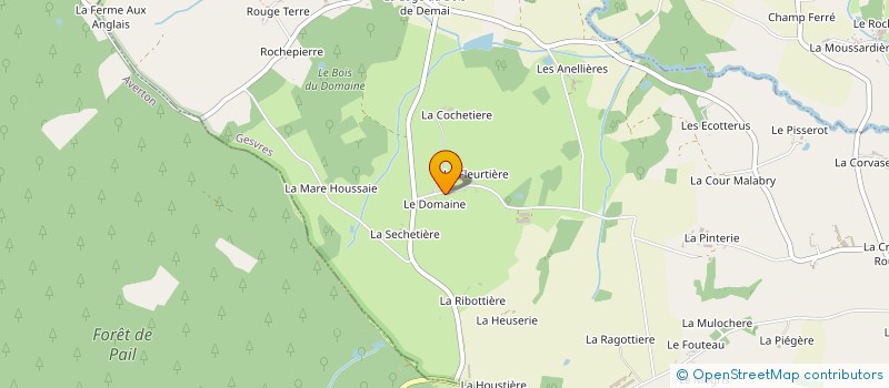 localisation de l'entreprise SCI DU DOMAINE DES LAURIERS  RAVIGNY