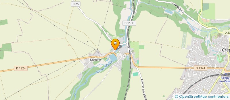 localisation de l'entreprise SCI DU DOMAINE DES MOINETS  SERY-MAGNEVAL