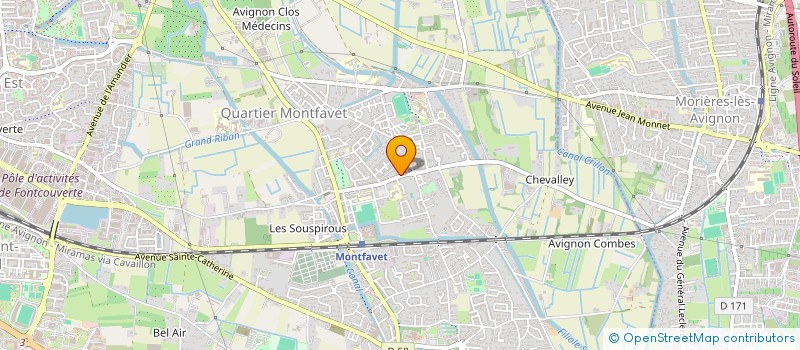 localisation de l'entreprise SCI DU DOMAINE DES SORGUETTES  AVIGNON