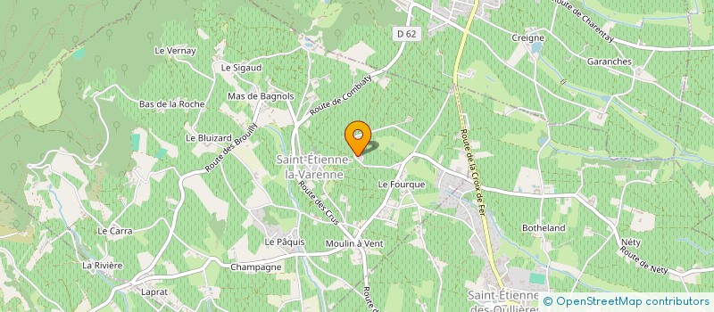 localisation de l'entreprise SCI DU DOMAINE DES TOURS à SAINT-ETIENNE-LA-VARENNE