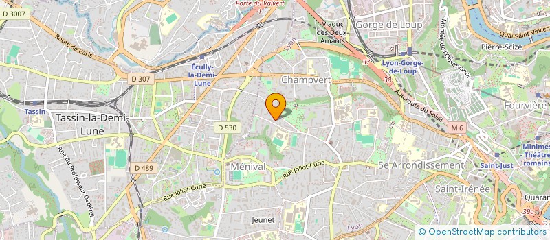 localisation de l'entreprise SCI DU DOMAINE DEVOISSANT  LYON