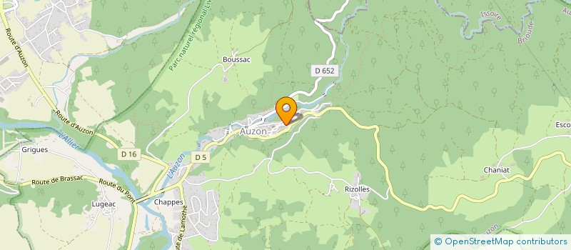 localisation de l'entreprise SCI DU DOMAINE DU CROS  AZERAT