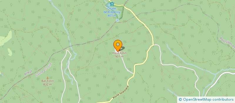 localisation de l'entreprise SCI DU DOMAINE DU FOING  SAINT-LEGER-SOUS-BEUVRAY