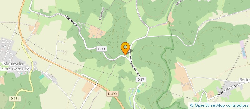 localisation de l'entreprise SCI DU DOMAINE DU GITE  MAULEVRIER-SAINTE-GERTRUDE