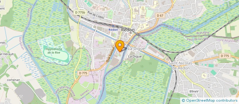 localisation de l'entreprise SCI DU DOMAINE DU PLESSIS  BAINS-SUR-OUST