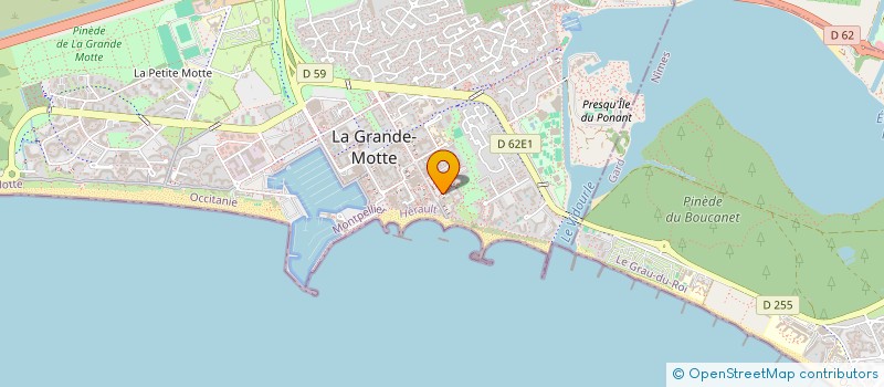 localisation de l'entreprise SCI DU DOMAINE DU PUY  LA GRANDE-MOTTE