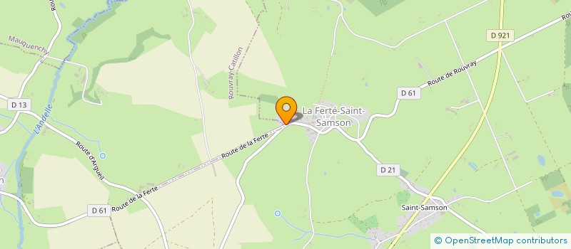 localisation de l'entreprise SCI DU DOMAINE FAMILIALE DE LA FERTE  LA FERTE-SAINT-SAMSON