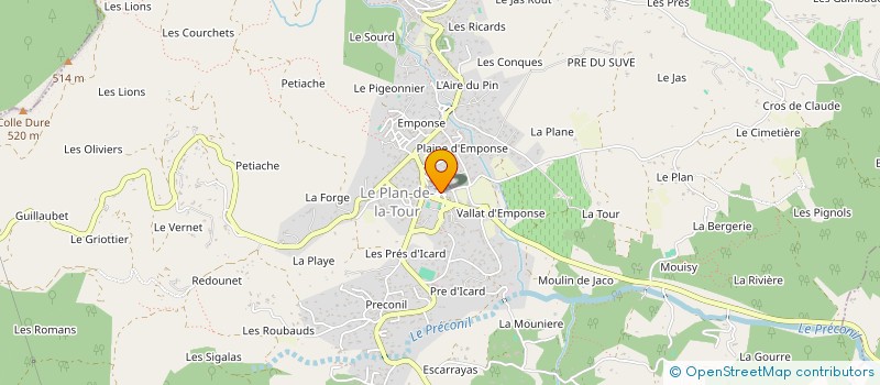 localisation de l'entreprise SCI DU DOMAINE ST MARTIN à SAINTE MAXIME
