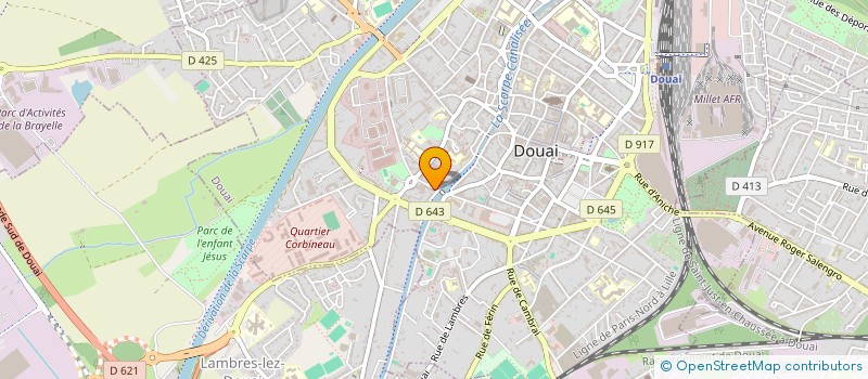 localisation de l'entreprise SCI DU DOMAINED'ALEXAN à DOUAI