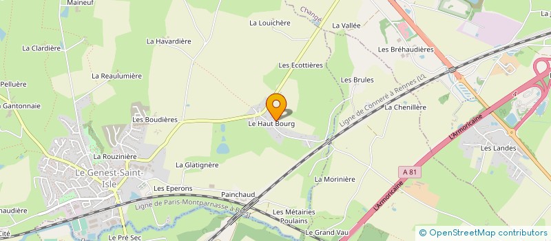 localisation de l'entreprise SCI DU DOME  LE GENEST-SAINT-ISLE