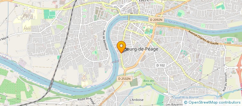 localisation de l'entreprise SCI DU DOME DES PETITES ROUSSES  BOURG-DE-PEAGE