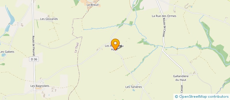 localisation de l'entreprise SCI DU DON  LAFELINE