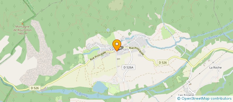 localisation de l'entreprise SCI DU DON  VALBONNAIS