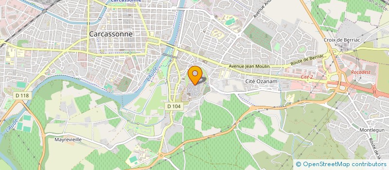 localisation de l'entreprise SCI DU DONJON à CARCASSONNE