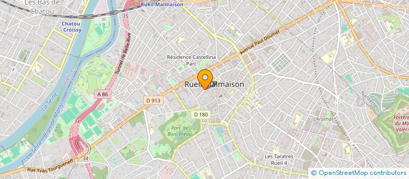 localisation de l'entreprise SCI DU DONJON à RUEIL-MALMAISON