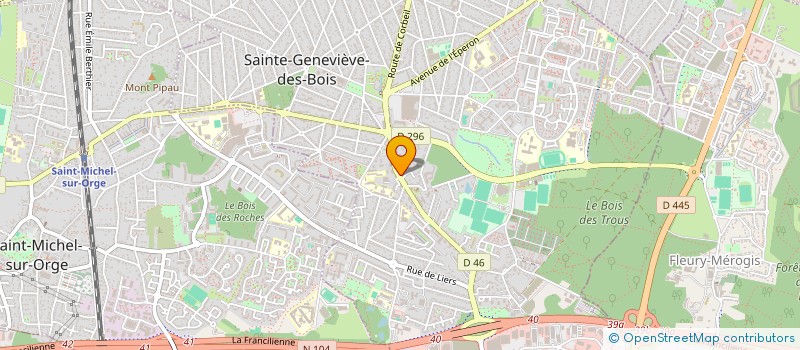 localisation de l'entreprise SCI DU DONJON à SAINTE-GENEVIEVE-DES-BOIS